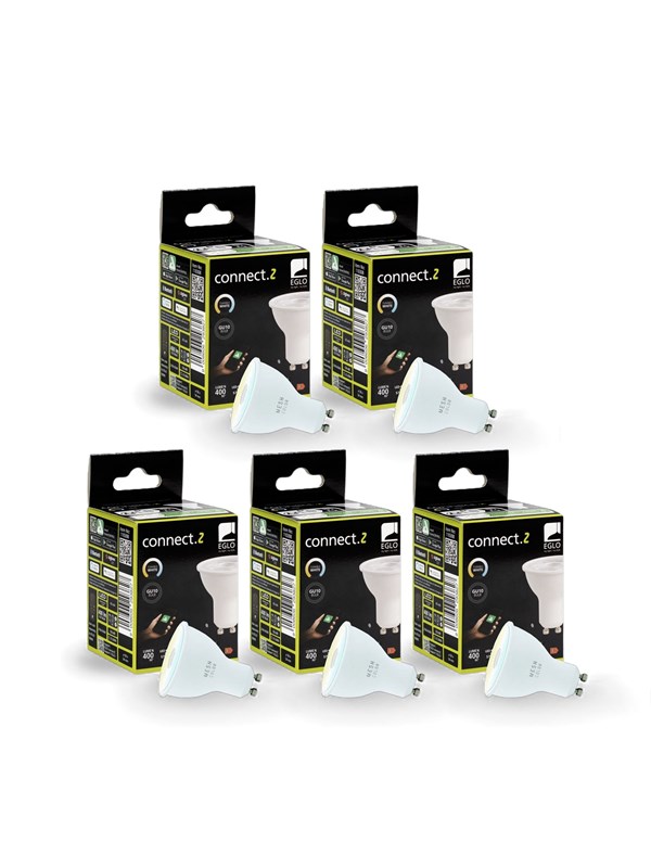 EGLO CONNECT.Z GU10 opal SMART pære M/TUNABLE WHITE - 5 pak