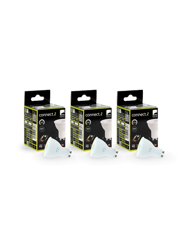 EGLO CONNECT.Z GU10 opal SMART pære M/TUNABLE WHITE - 3-pak