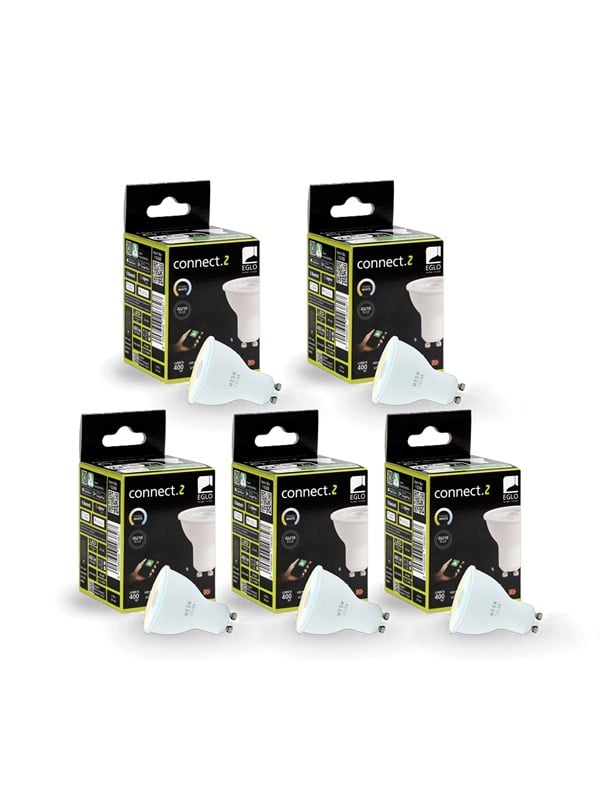 EGLO CONNECT.Z GU10 opal SMART pære M/TUNABLE WHITE - 5 pak