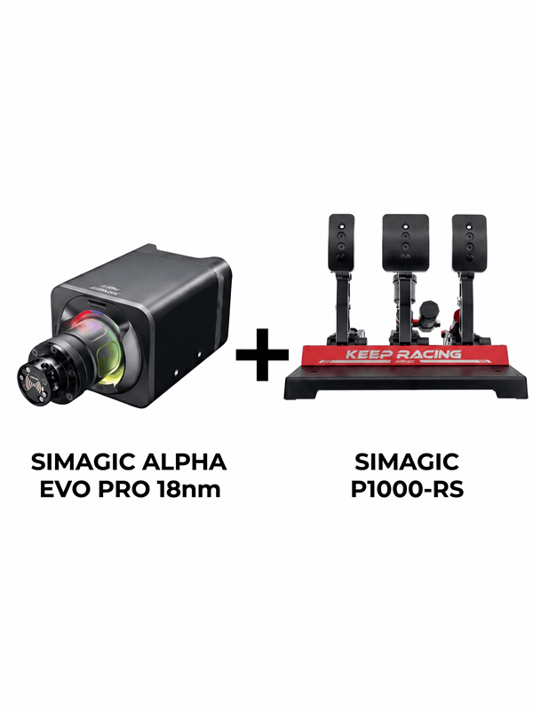 Simagic Alpha Evo Pro 18nm + P1000-RS - Simracing Bundles