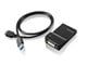 Skærmkabel - Lenovo USB 3.0 to DVI/VGA Monitor Adapter - 0B47072