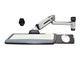 Vægbeslag, AV-Beslag & AV-Møbler - Ergotron LX Sit-Stand Wall Mount Keyboard Arm - Maks 2.2 kg - Maks størrelse - 45-354-026