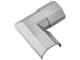 Kabel Organisering - Pro Aluminium Cable Corner Silver - 4040849907807