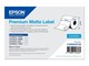 Papir, Fotopapir og Etiketter - Epson Premium Matte Label - Die-cut Roll: 102mm x 51mm / C33S045722 - C33S045722