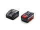 Akku & Lader - Einhell Power-X-Change starterkit 18V/4,0 Ah batteri og 3A oplader. - 4512042