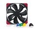 Kabinet Køler - Noctua NF-A14 PWM chromax.black.swap - Kabinet køler - 140mm - Sort - 25 dBA - NF-A14 PWM CH.BK.S