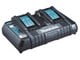 Akku & Lader - Makita Oplader til 2 x 14,4V / 18V LXT-batterier - 196933-6