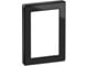 Lauritz Knudsen - LK FUGA Pure 66 Design ramme 1½ modul, sort glas - 560D2015