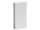 Lauritz Knudsen - LK FUGA halvtangent for kroneafbryder 16A 1-pol (ny type) ½ modul, lysegrå - 540D5321