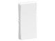 Lauritz Knudsen - LK FUGA halvtangent for kroneafbryder 16A 1-pol (ny type) ½ modul, hvid - 540D6321
