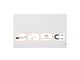 Konference & Præsentation - Nobo Whiteboard glastavle  Widescreen 57" afrundet brillant hvid - 1905192