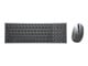 Tastatur - Dell Multi-Device Wireless - Tastatur & Mus sæt - Nordisk - Grå - KM7120W-GY-PNN