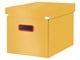 Arkivering & Opbevaring - Leitz Cosy Click & Store Cube stor opbevaringsboks Varm gul - 53470019