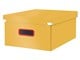 Arkivering & Opbevaring - Leitz Click & Store Cosy stor opbevaringsboks Varm gul - 53490019