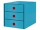 Arkivering & Opbevaring - Leitz Click & Store Cosy skuffekabinet (3 skuffer) Rolig blå - 53680061