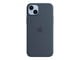 Mobil - Covers & Cases - Apple iPhone 14 Plus Silicone Case with MagSafe - Storm Blue - MPT53ZM/A