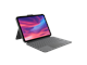 Tastatur - Logitech Combo Touch for iPad 10.9" (10th gen) - Oxford Grey - ND - Tastatur & Folio sæt - Nordisk - Grå - 920-011440