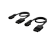 Kabinet Tilbehør - Corsair iCUE LINK Slim Cable 200mm x2 (straight / slim 90° connectors) - CL-9011123-WW