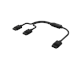 Kabinet Tilbehør - Corsair iCUE LINK Y-Cable 600mm (straight connectors) - CL-9011124-WW