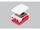 Kabinet - Raspberry Pi 5 Case - Red/White - Kabinet - Raspberry Pi - Hvid - SC1159