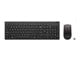 Tastatur - Lenovo - keyboard and mouse set - QWERTY - US with Euro symbol - black Input Device - Tastatur & Mus sæt - Amerikansk engelsk - Sort - 4X31N50746