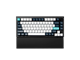 Tastatur - Keychron Silicone Palmrest V1/V2 series / Q1/Q2/Q9 series / P1 series - Håndledsstøtte - Sort - PR47
