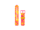 Smartwatch - Tilbehør - Xplora XGO3 Strap - Yellow Giraffe - XGO3-STR-RP-GRAFF