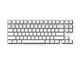 Tastatur - Wooting 80HE - US-ANSI - Linear60 - Zinc Alloy - Gaming Tastatur - Uden Numpad - US International - Hvid - WK5-US2-L60-ZWH1