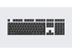 Tastatur - Wooting PBT ISO (UK) & ANSI (US) Keycaps - Just Black - Keycaps - Amerikansk engelsk - Sort - KC3-USUK4-PDS-BK1