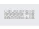 Tastatur - Wooting PBT ISO (UK) & ANSI (US) Keycaps - Just White - Keycaps - Amerikansk engelsk - Hvid - KC3-USUK4-PDS-WH1