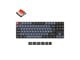 Tastatur - Keychron K1 Pro QMK/VIA Wireless RGB Hot Swap Low Profile Red - Gaming Tastatur - Uden Numpad - Nordisk - Sort - K1P-H1P-BO