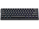 Tastatur - Wooting 60HE v2 - US-ANSI - Non-Split - Plastic - Gaming Tastatur - Uden Numpad - Amerikansk engelsk - Sort - WK3C-US1-TIK-BK1