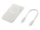 Powerbank - Samsung Magnet Wireless Battery Pack 5000mAh - Beige Powerbank - Beige - 5 Ah - EB-U2500XJEGWW