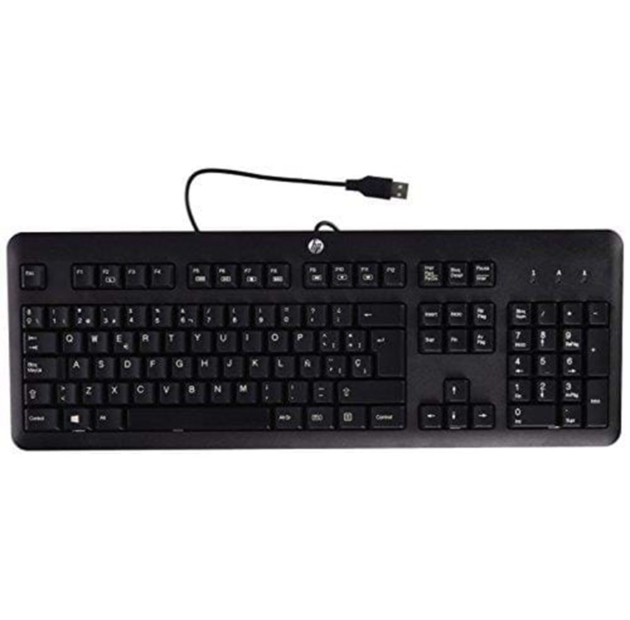 HP Standard Basis Keyboard 2004 – USB-Tastatur Mit Internet-Tasten (Spanisches Layout)