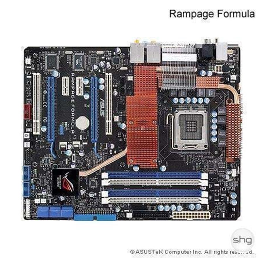 Bundkort - ASUS RAMPAGE FORMULA Bundkort - Intel X48 Express - Intel LGA775 socket - DDR2 RAM - ATX - 90-MIB3S0-G0EAY00Z