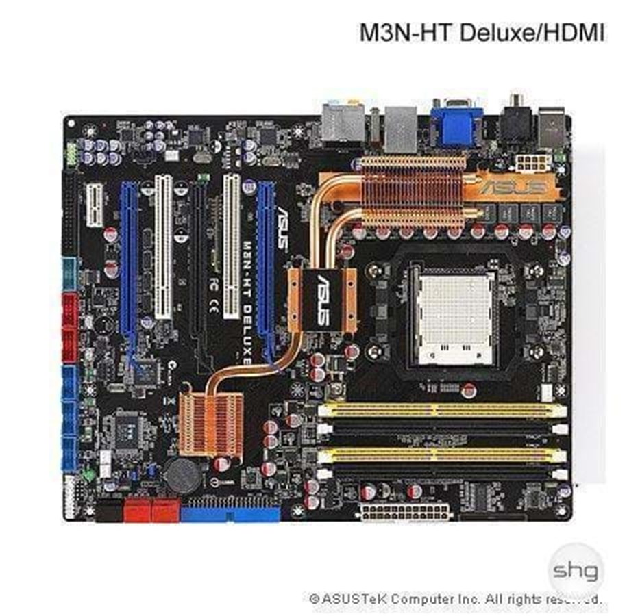 Bundkort - ASUS M3N-HT/Deluxe/HDMI Bundkort - NVIDIA nForce 780a SLI - socket - DDR2 RAM - ATX - 90-MIB3H0-G0EAY00Z
