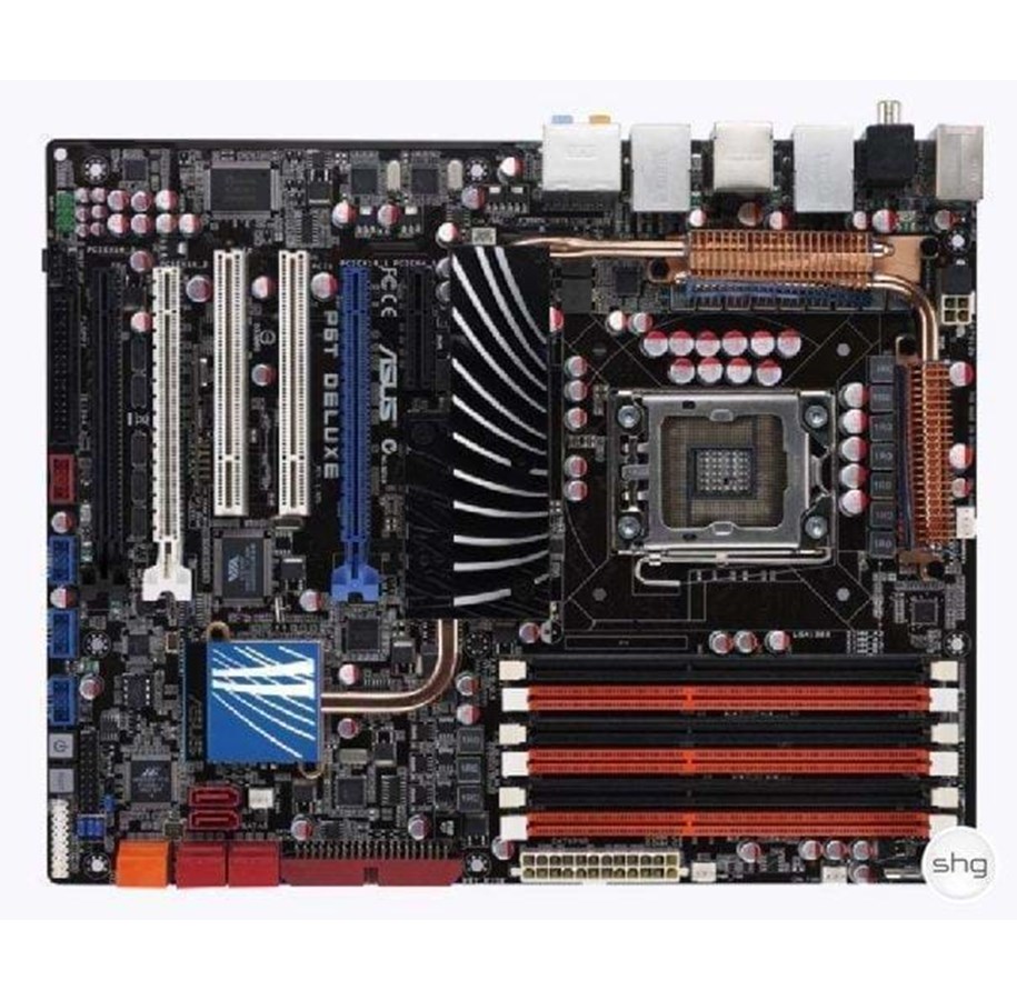 Bundkort - ASUS P6T-Deluxe LGA1366 Bundkort - Intel X58 Express - Intel LGA1366 socket - DDR3 RAM - ATX - 90-MIB600-G0EAY00Z