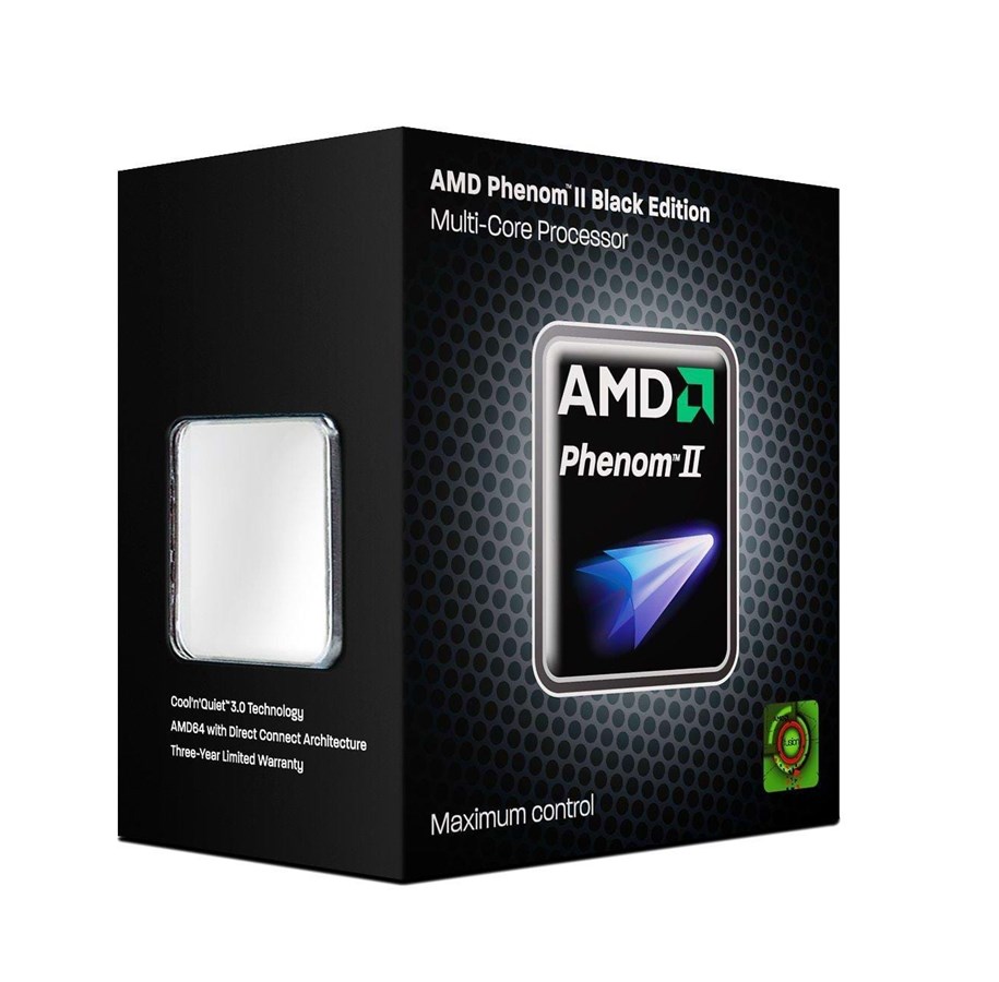 CPU - AMD Phenom II X4 920 - AM2+ CPU - 4 kerner - 2.8 GHz - AMD AM2+ - AMD Boxed (med køler) - HDX920XCGIBOX