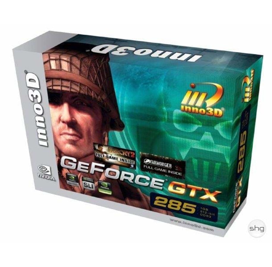Grafikkort - Inno3D GeForce GTX 285 - 1GB GDDR3 RAM - Grafikkort - N285-1DDN-D3EY