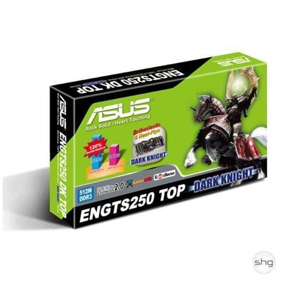 Grafikkort - ASUS GeForce GTS 250 - 512GB GDDR3 RAM - Grafikkort - 90-C1CMM0-J0UAY00Z