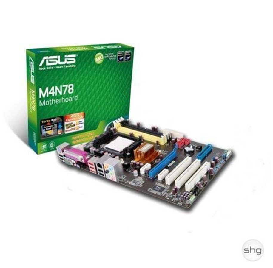 Bundkort - ASUS M4N78 Bundkort - NVIDIA nForce 720D MCP - socket - DDR2 RAM - ATX - 90-MIB7S0-G0EAY00Z