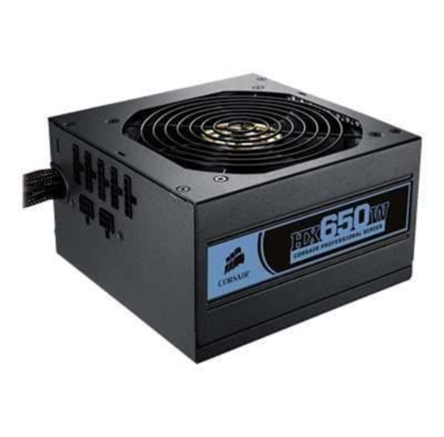 Strømforsyning - Corsair HX650 Strømforsyning - 650 Watt - 0 - Fanless - ATX - 80 Plus Gold certified - CMPSU-650HXEU