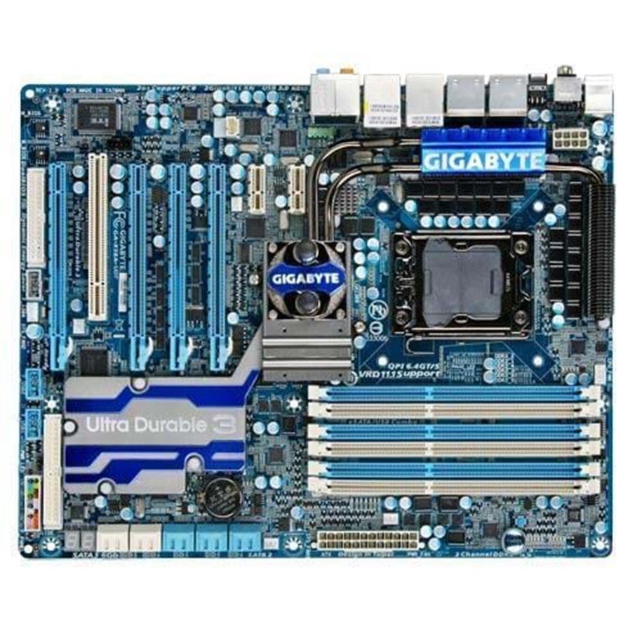 Bundkort - GIGABYTE GA-X58A-UD7 Bundkort - Intel X58 Express - Intel LGA1366 socket - DDR3 RAM - ATX - GA-X58A-UD7