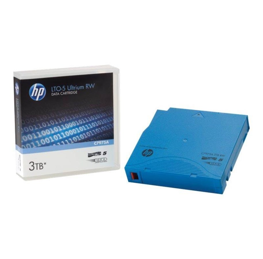 Backupmedie - HP LTO5 Ultrium 3 TB RW Non Custom Label - C7975AN