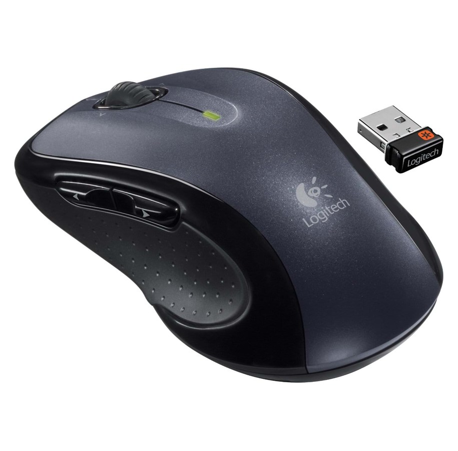 Mus - Logitech M510 Wireless Mouse - Black - Mus - Laser - 5 knapper - Sort - 910-001826
