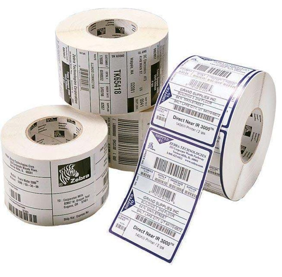 Papir, Fotopapir og Etiketter - Zebra Z-Ultimate 5A - permanentklæbend - 76015