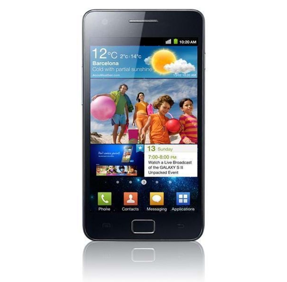 Mobil - Samsung Galaxy S II - Black - GT-I9100LKANEE