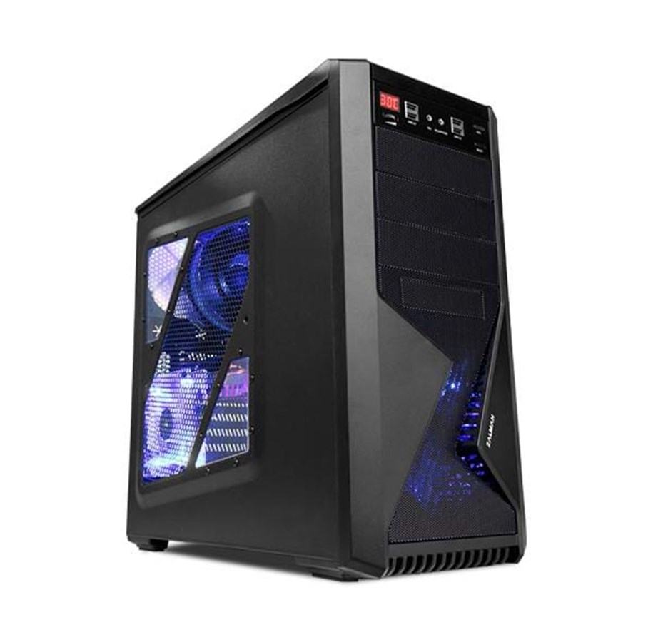 Kabinet - Zalman Z9 Plus - Black - Kabinet - Miditower - Sort - ZM-Z9-PLUS