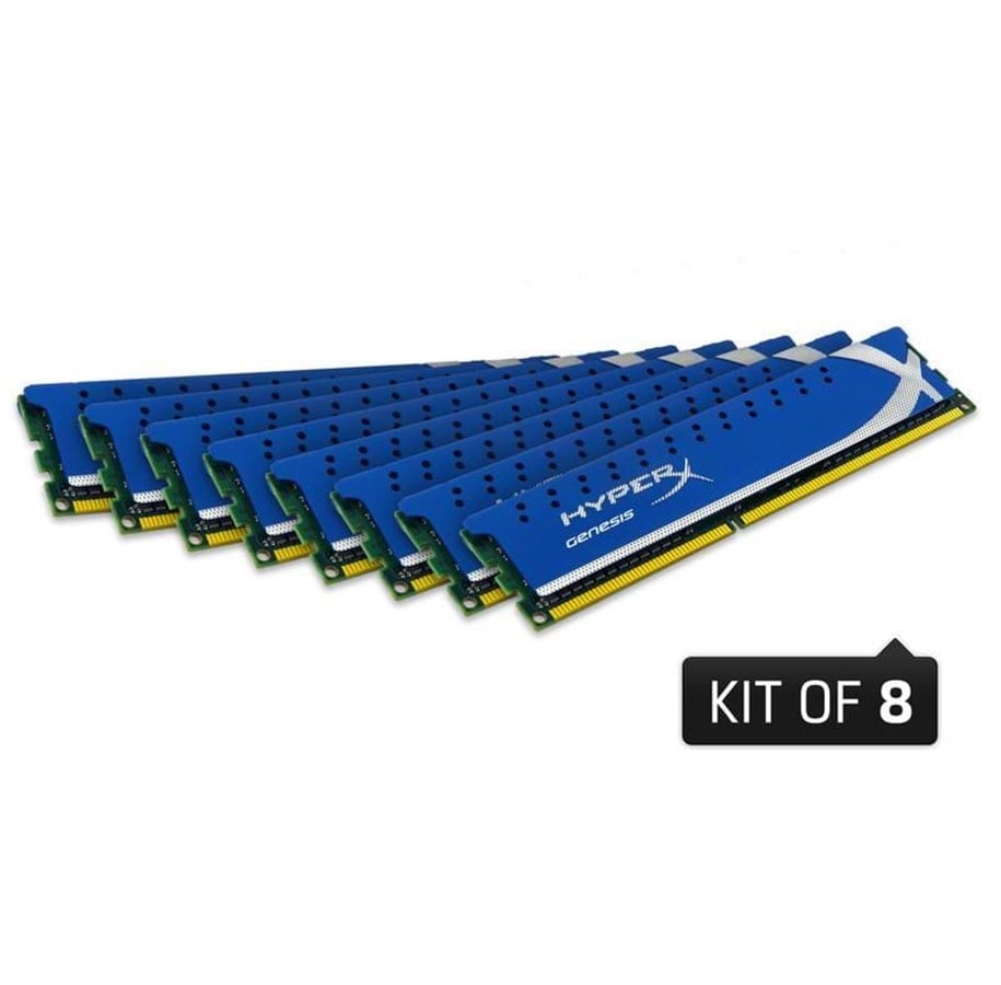 RAM - Kingston HyperX Genesis DDR3-1600 C9 OC - 32GB - KHX1600C9D3K8/32GX