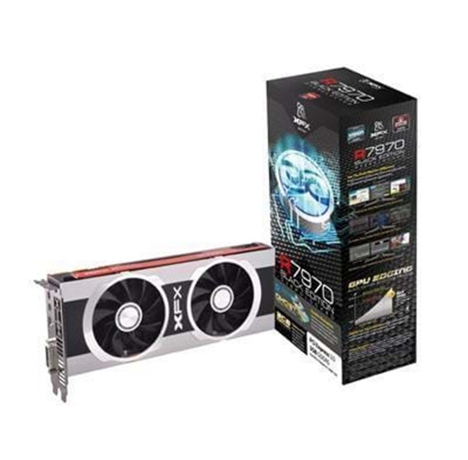 Grafikkort - XFX Radeon HD 7970 Black - 3GB GDDR5 RAM - Grafikkort - FX-797A-TDBC